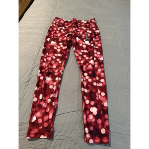 Women Avua Athletic Workout Pants Sz Large Geometric Print Pink
